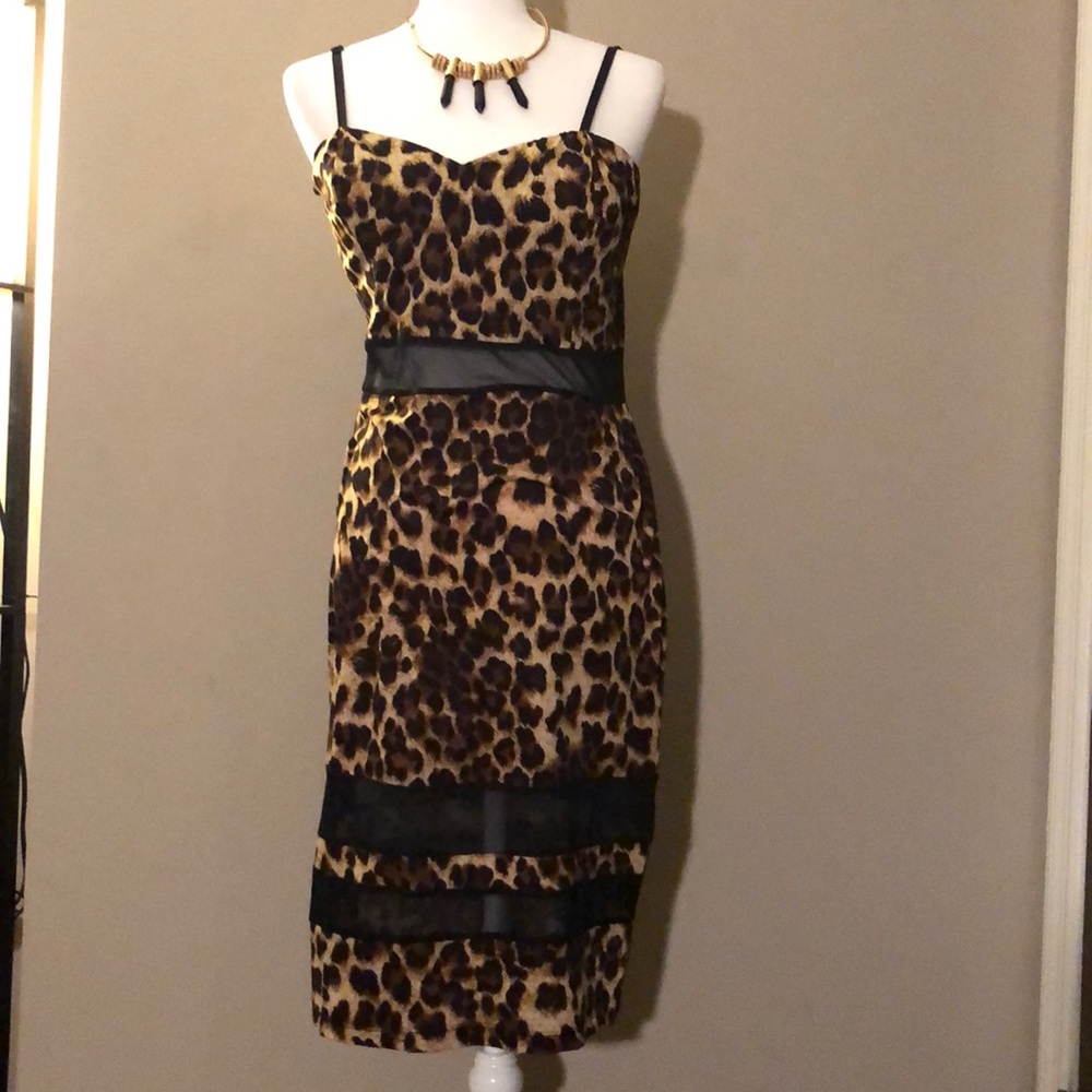 Leopard Print Bodycon Dress